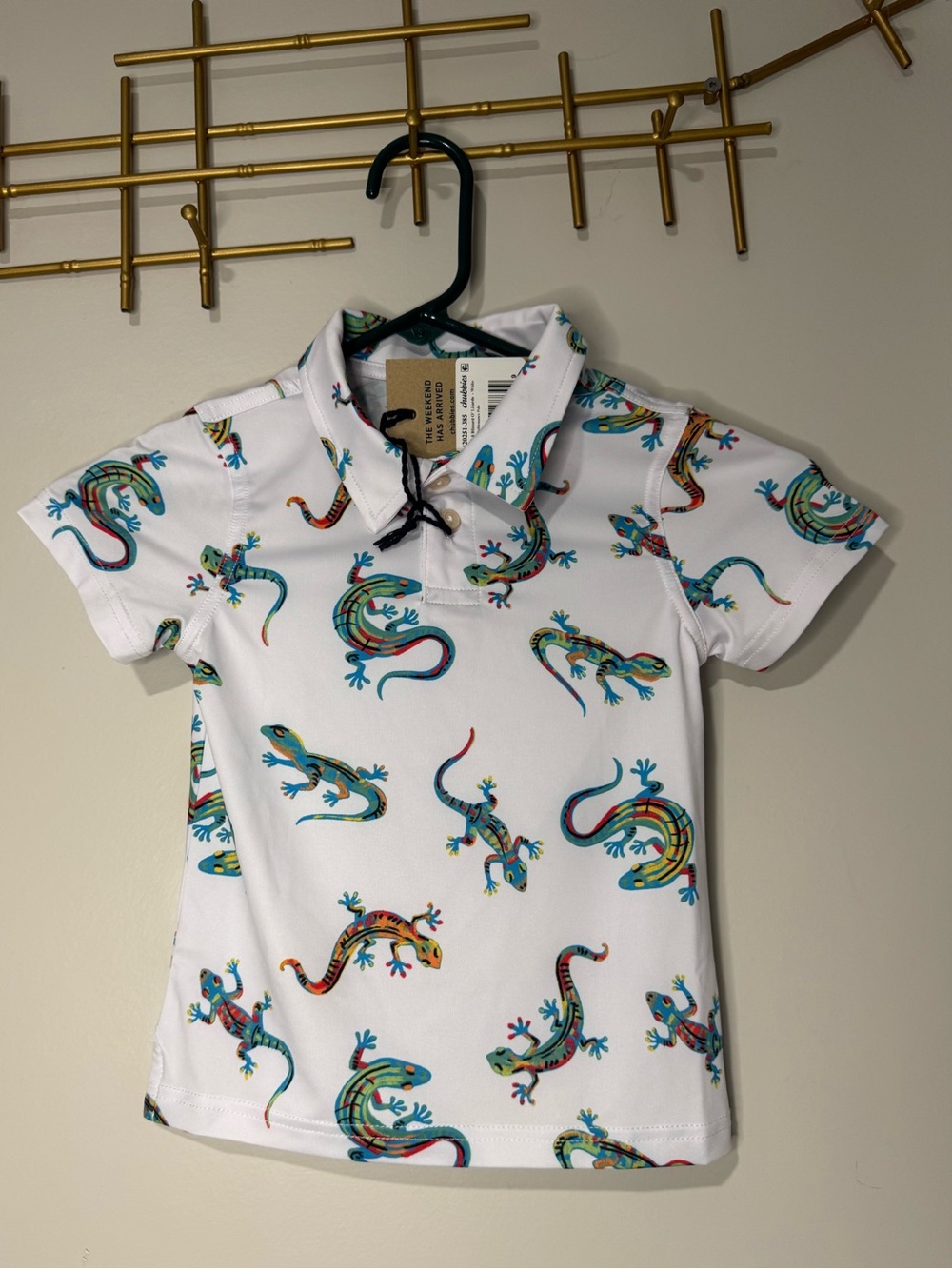 Chubbies The Blizzard O' Lizard polo